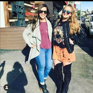 Tshirt dress American rock tie dye